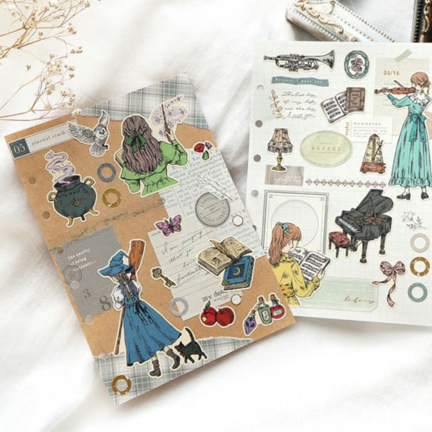 Witch's Treasure Chest - Sticker Sheet