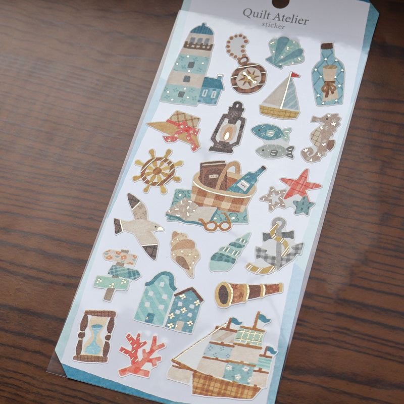 City Port - Quilt Sticker Sheet
