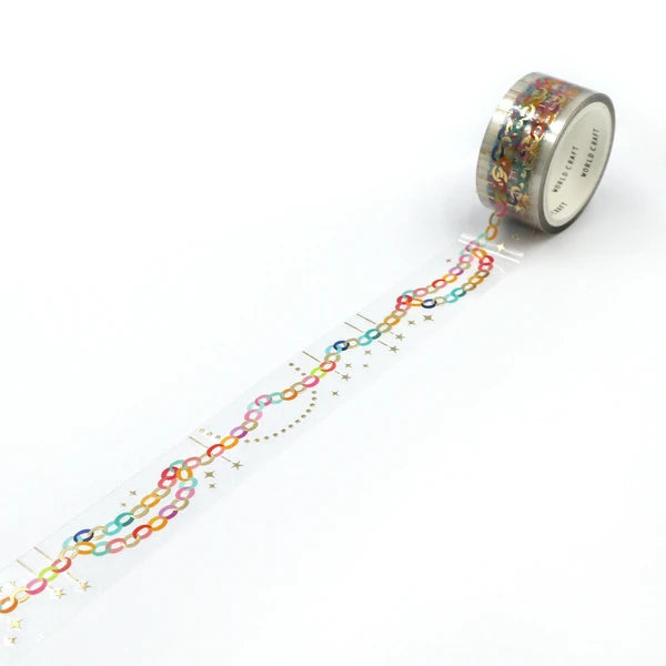 Paper Garland - Clear Washi Tape
