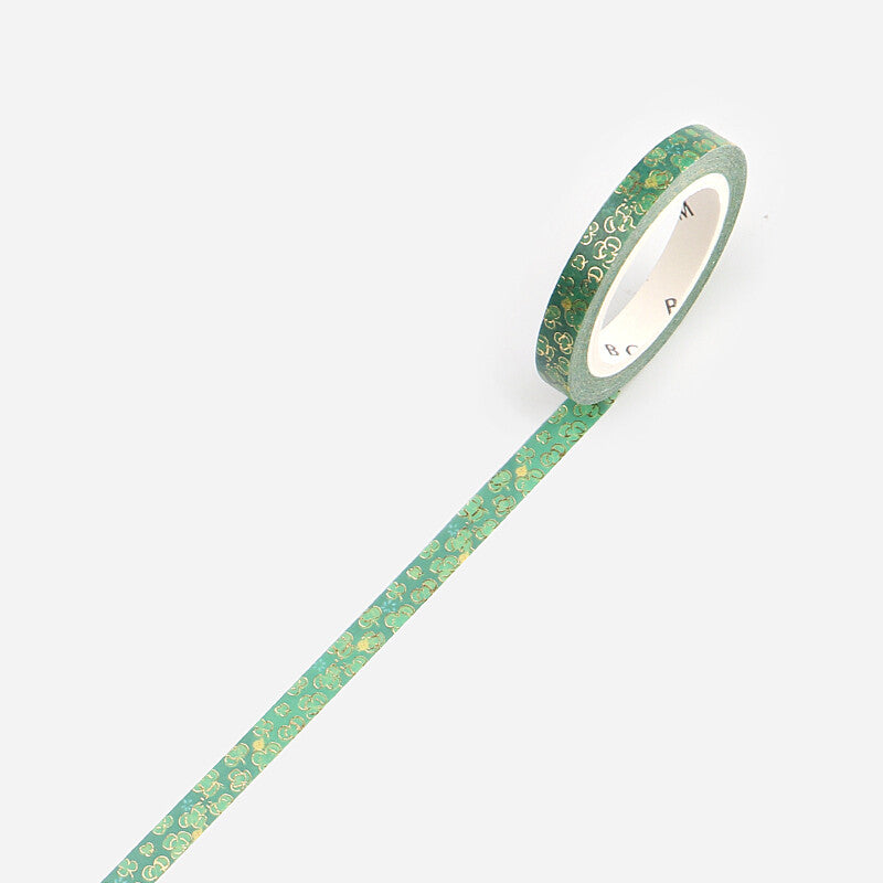 Green Clover - Thin Washi Tape