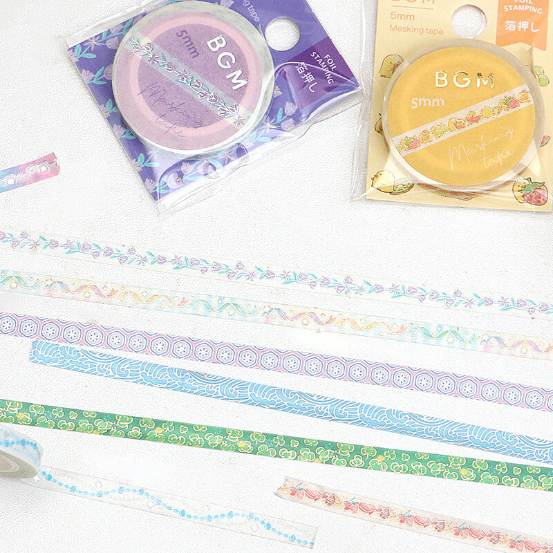 Green Clover - Thin Washi Tape