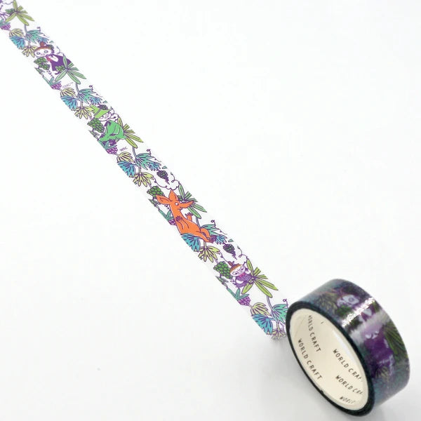 Moomin Flower - Clear Washi Tape