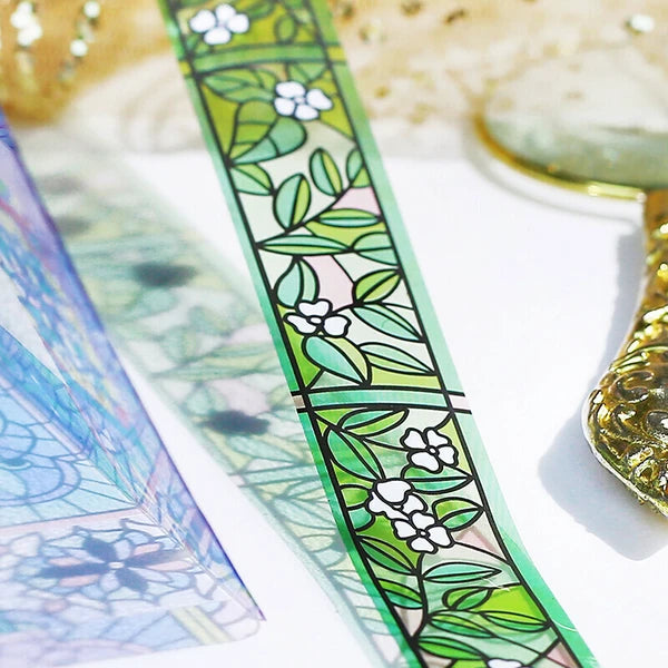 Evergreen - Stained Glass Washi Tape