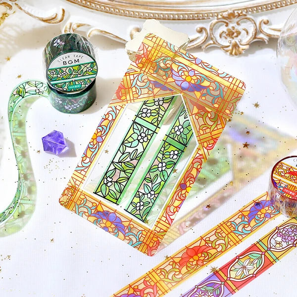 Evergreen - Stained Glass Washi Tape