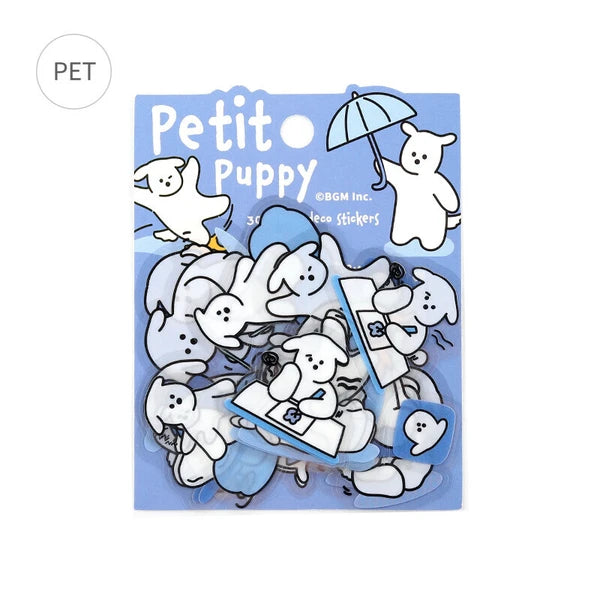Petit Puppy Sticker Pack - Blue