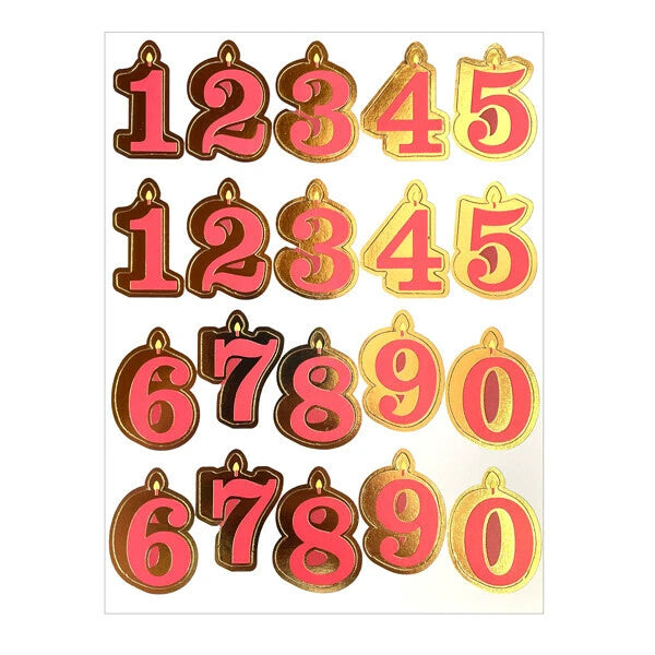 Custom Number Birthday Cake - Pop Up Card
