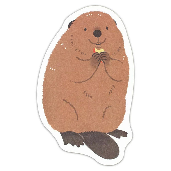 Beaver - ZOOm in Animals Mini Letter Set