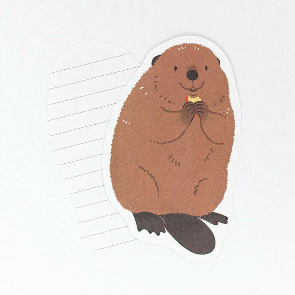 Beaver - ZOOm in Animals Mini Letter Set