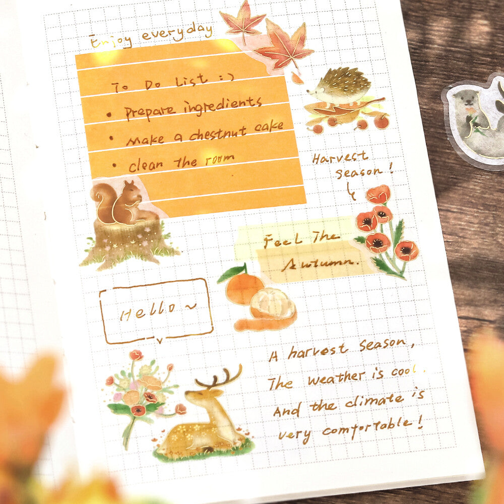 Little Forest Sticker Pack - Yellow