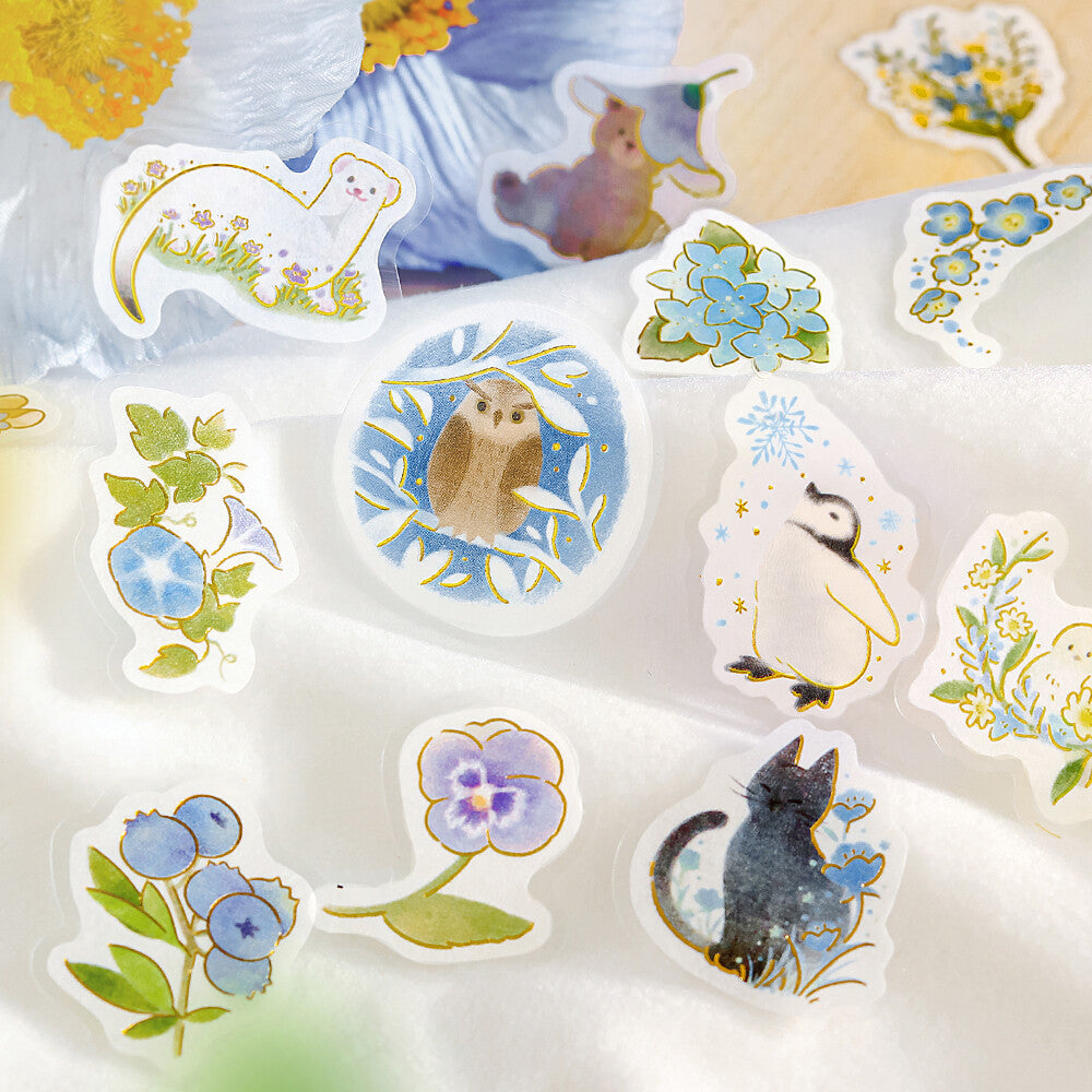 Little Forest Sticker Pack - Blue