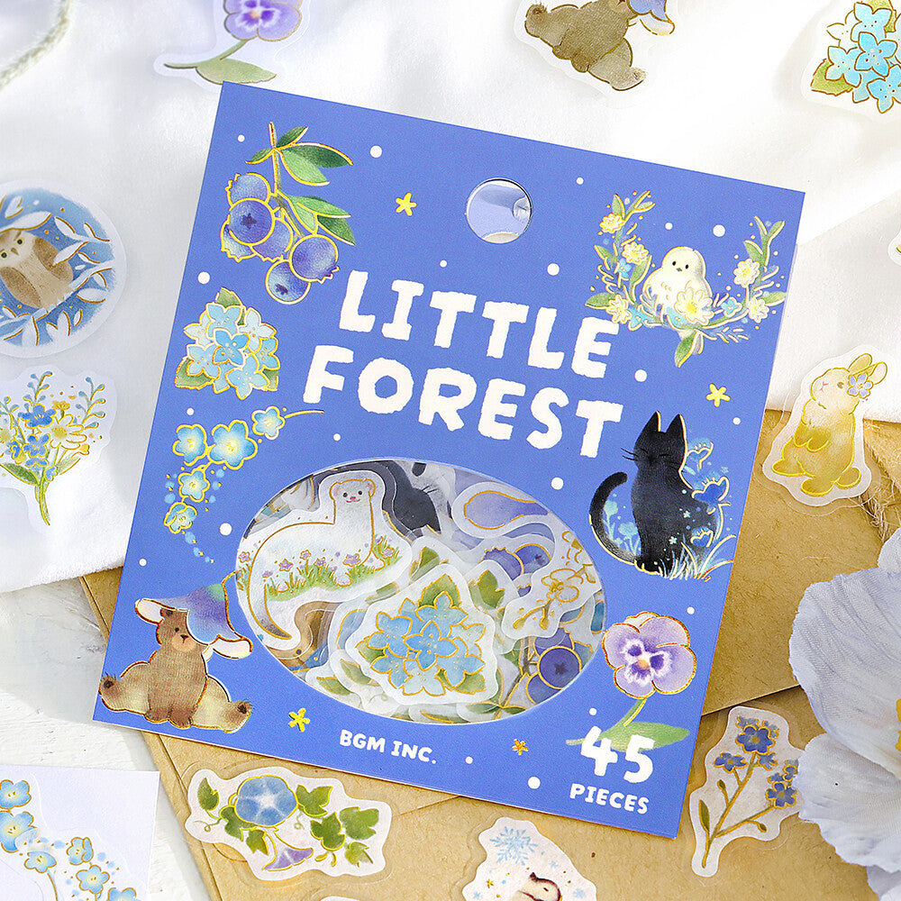 Little Forest Sticker Pack - Blue