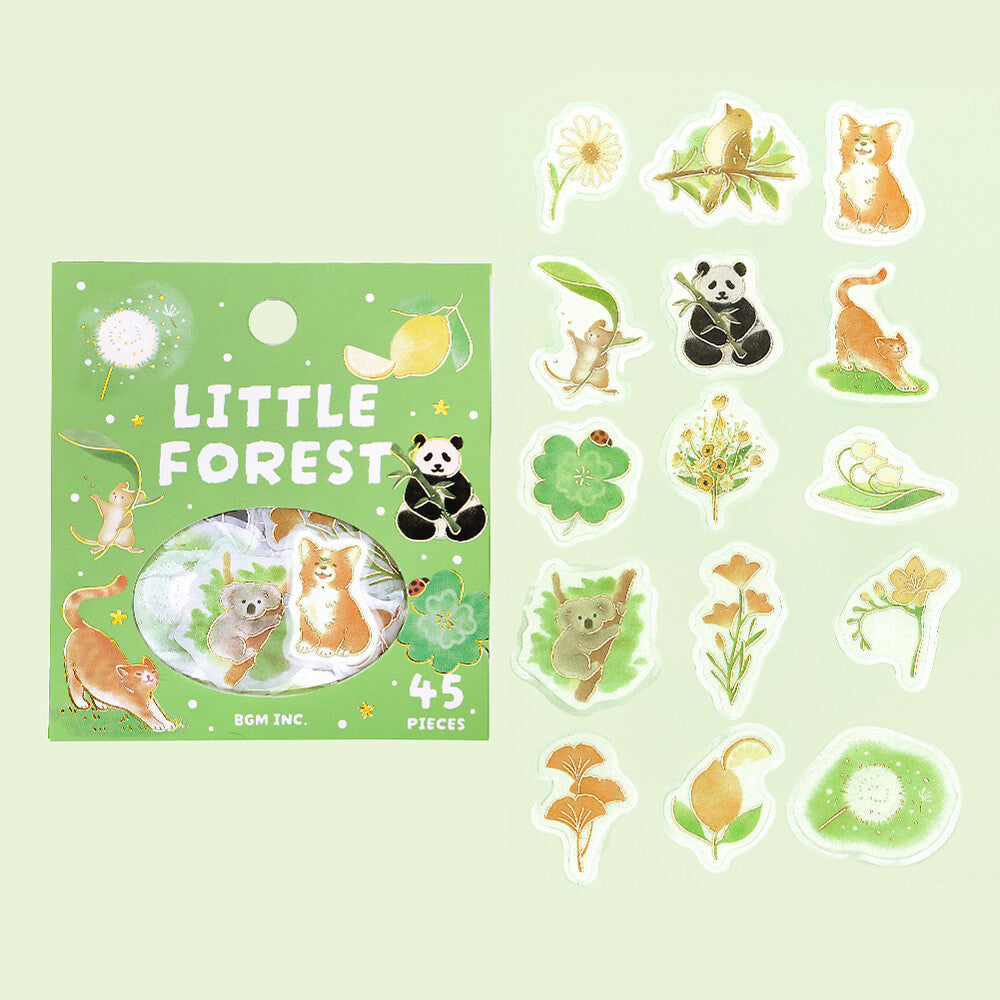Little Forest Sticker Pack - Green