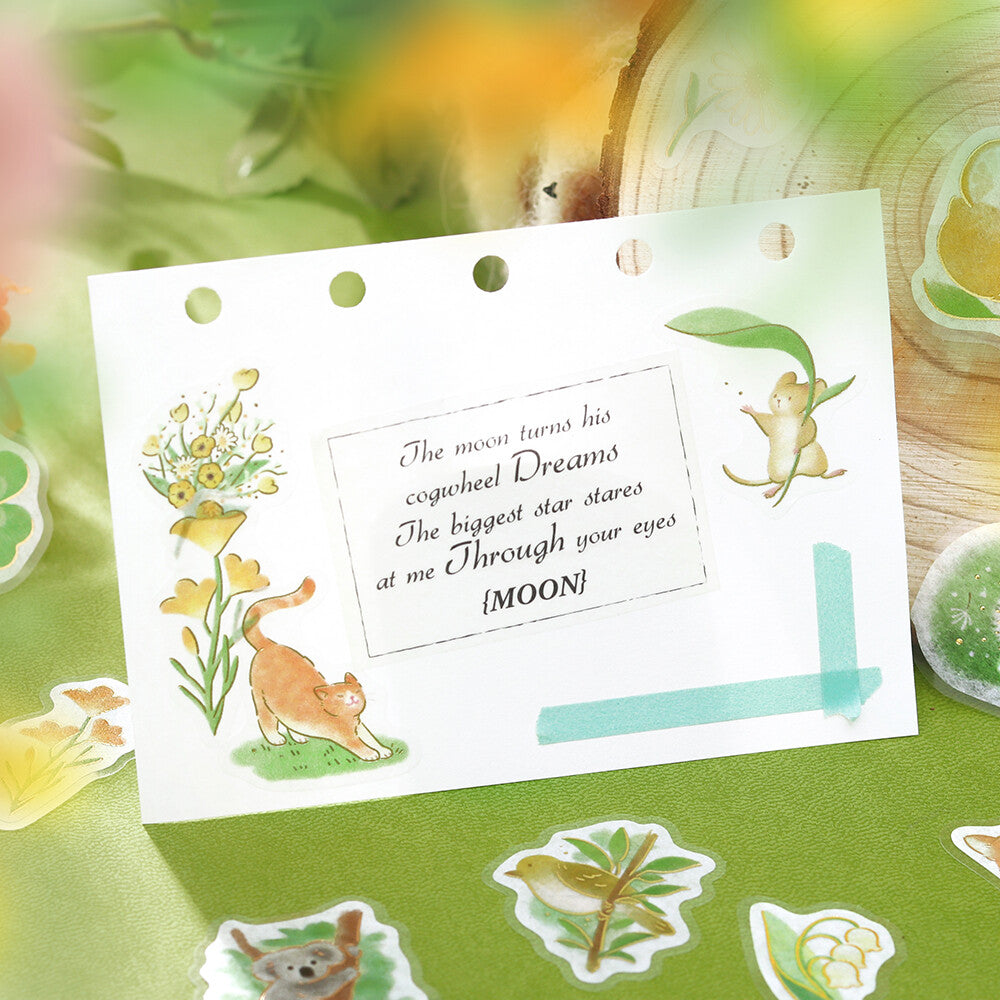 Little Forest Sticker Pack - Green