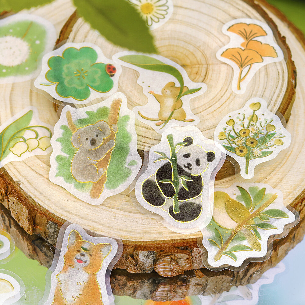 Little Forest Sticker Pack - Green
