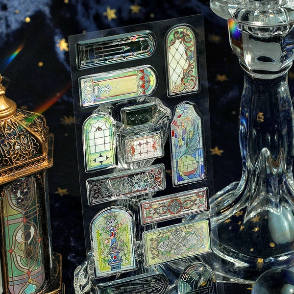 Stained Glass - Crystal Deco Sticker