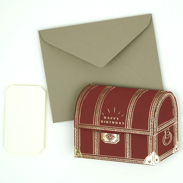 Birthday Treasure Chest - Greeting Card