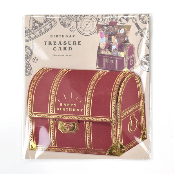 Birthday Treasure Chest - Greeting Card