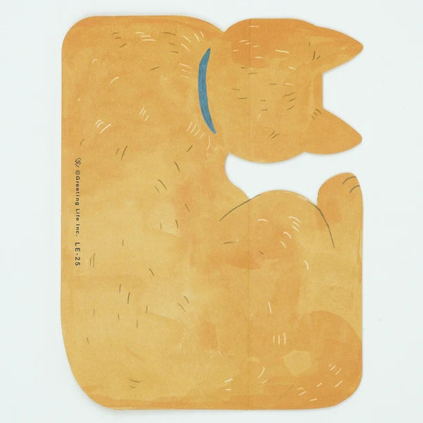 Orange Cat - Birthday Greeting Card