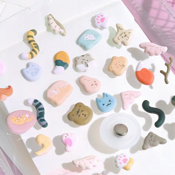 Mini Animal - Puffy Sticker Sheet