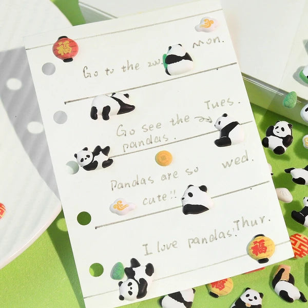 Mini Panda - Puffy Sticker Sheet