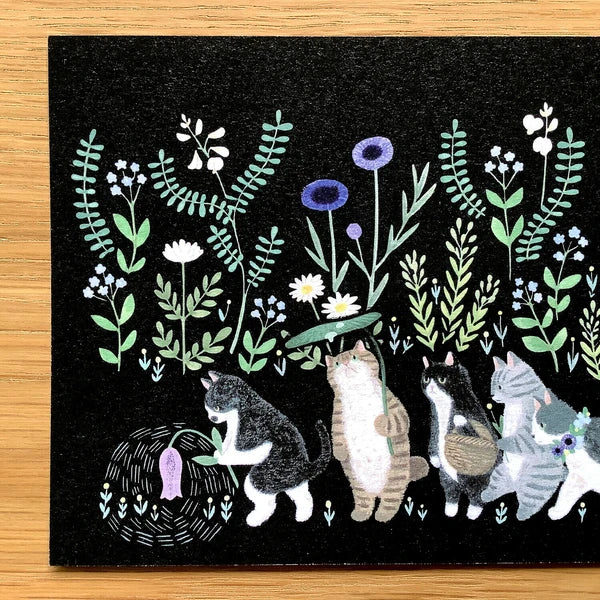 Invitation to the Land of Cats - Postcard