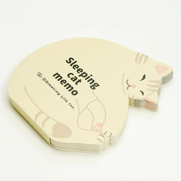 Sleeping Cat Memo Pad
