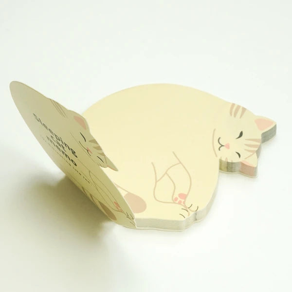 Sleeping Cat Memo Pad