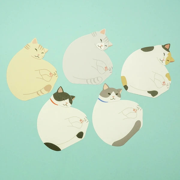 Sleeping Cat Memo Pad