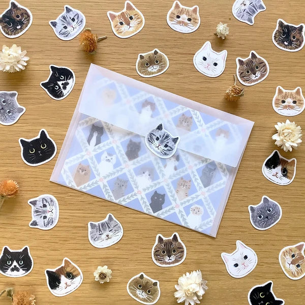 Cat Faces - Sticker Set