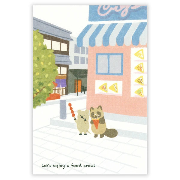 Eating Yamanoha Neighborhood - Postcard