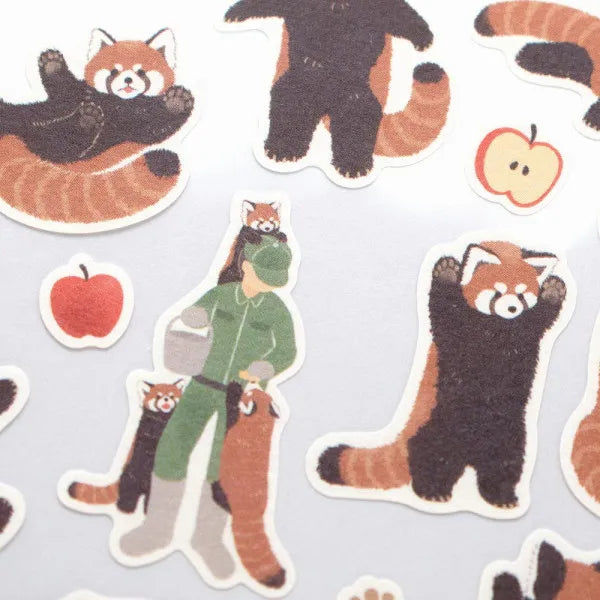 Red Panda - ZOOm in Animal Sticker Sheet