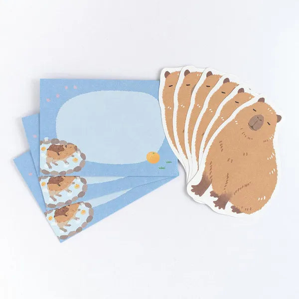 Capybara - ZOOm in Animals Mini Letter Set