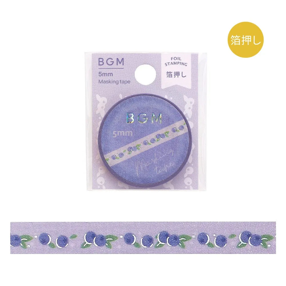 Blueberry - Thin Washi Tape