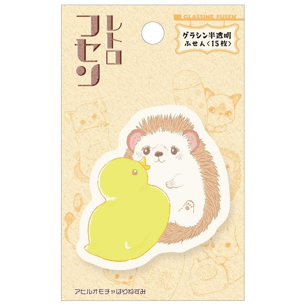 Hedgehog Rubber Duck - Sticky Note
