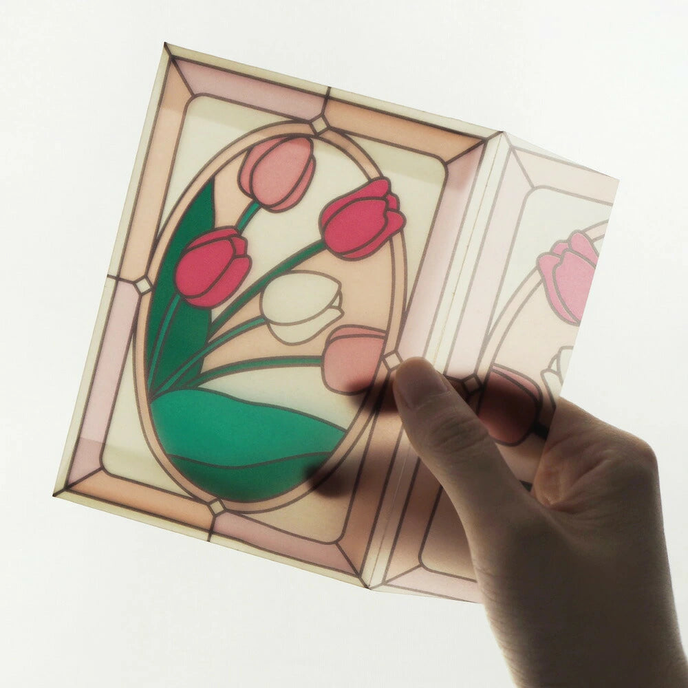 Stained Glass Birthday - Greeting Card
