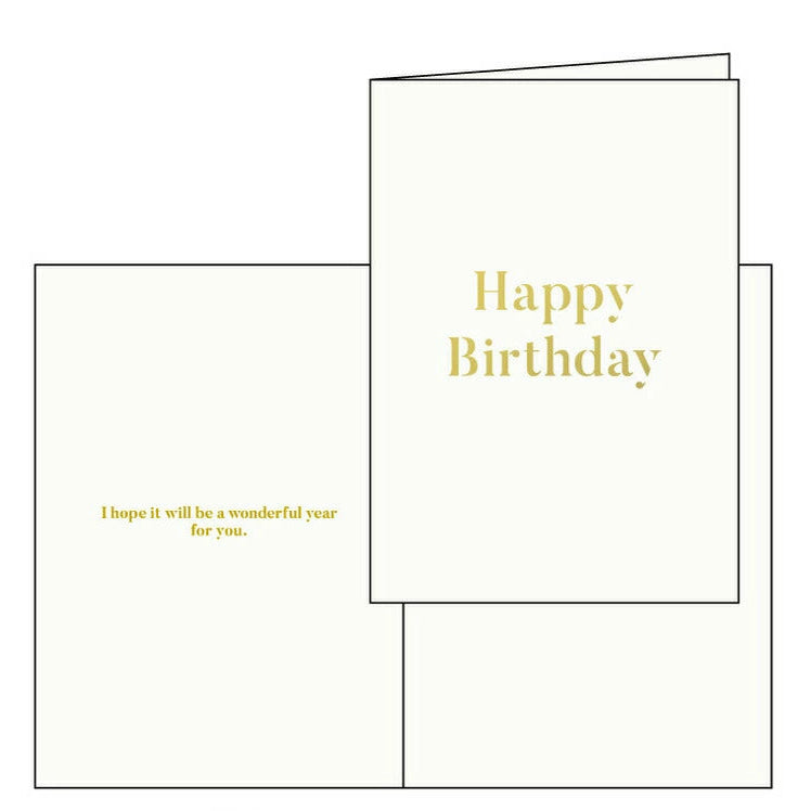 Stained Glass Birthday - Greeting Card
