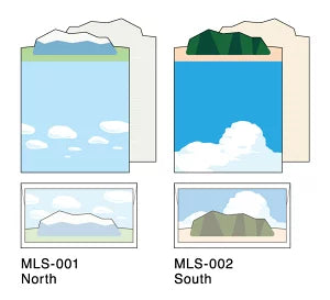 Mountain Landscape - Letter Set