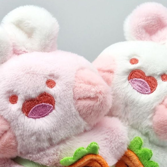 Fluffy Rabbit Keyring