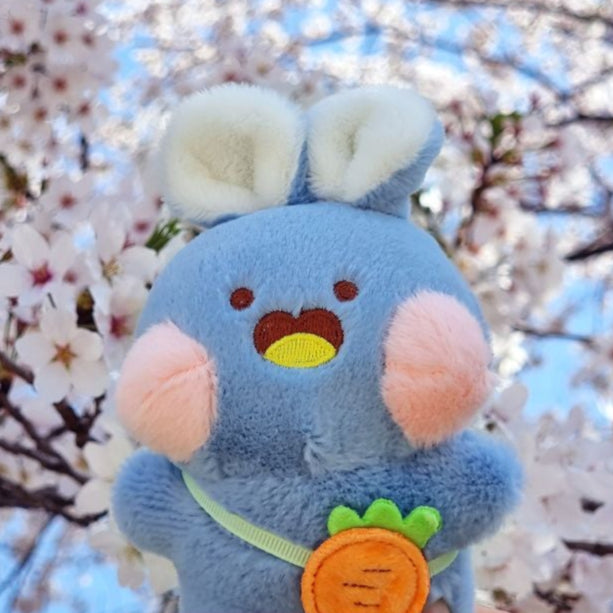 Fluffy Rabbit Keyring