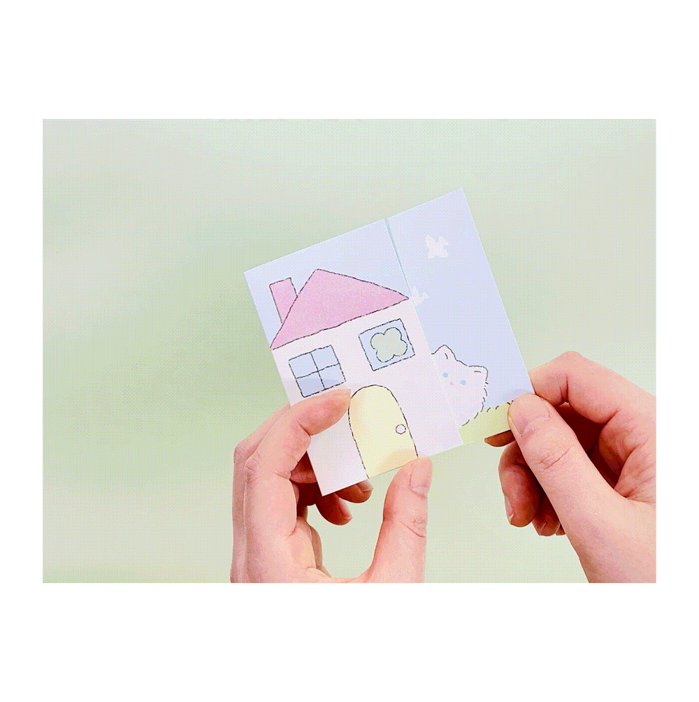 Cat Surprise - Message Card