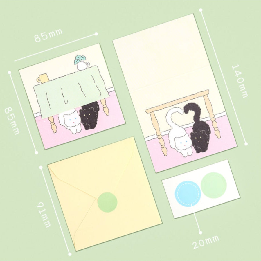 Cat Surprise - Message Card