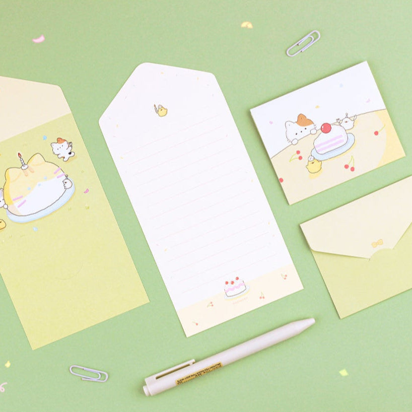 Kitty Friends - Folding Card Set