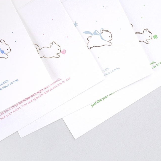 Fluffy Love - Letterpress Greeting Card
