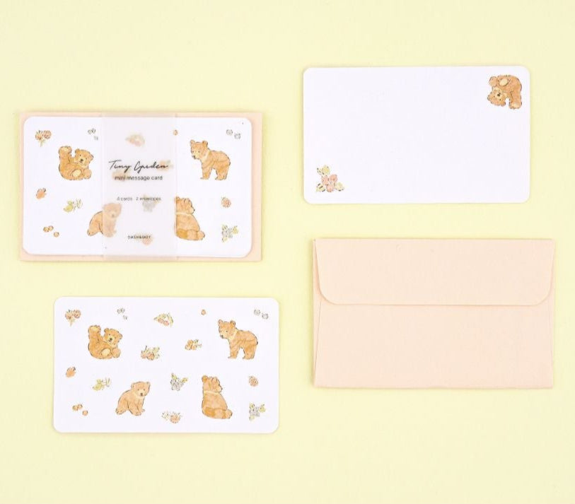 Tiny Garden - Mini Message Card