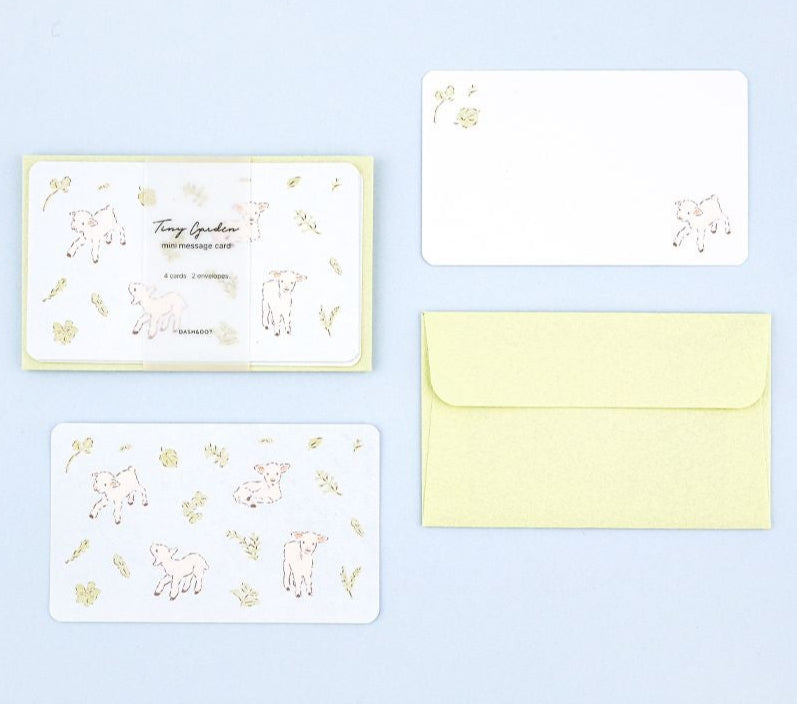 Tiny Garden - Mini Message Card