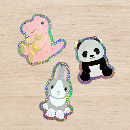 Fluffies - Holographic Sticker Set