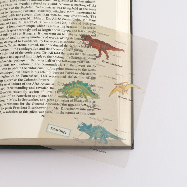 Paleontology - Study Holic Clear Bookmark