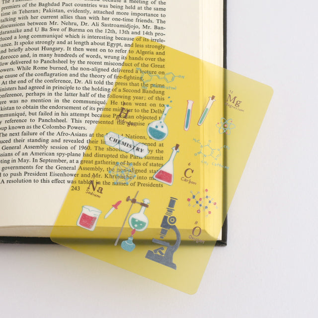 Chemistry - Study Holic Clear Bookmark