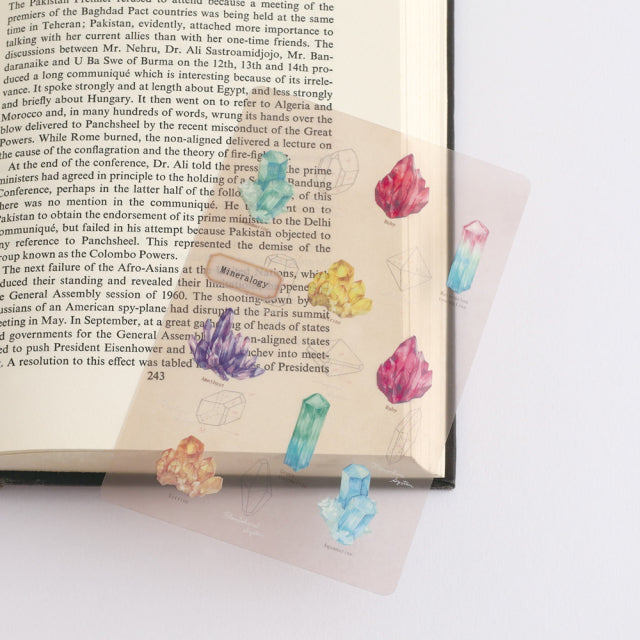 Mineralogy - Study Holic Clear Bookmark