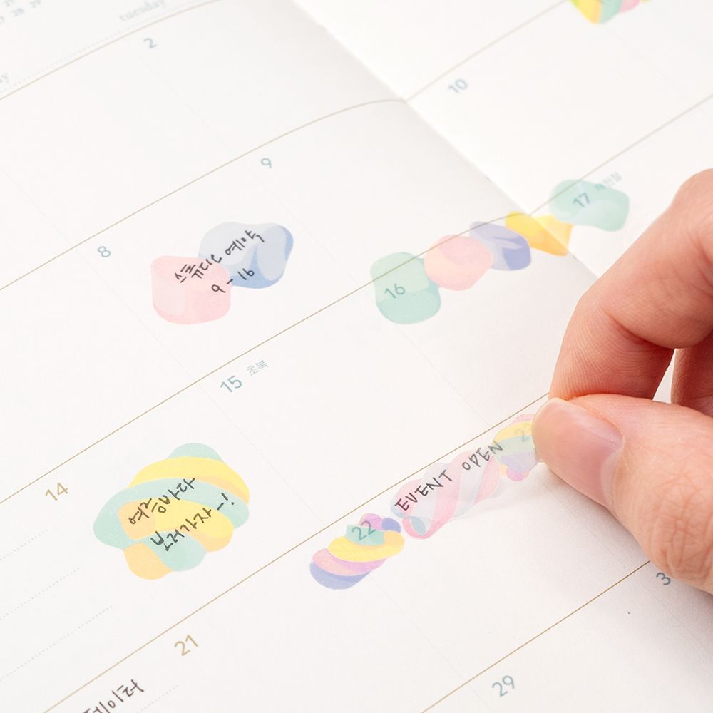 Marshmallow Highlight Stickers